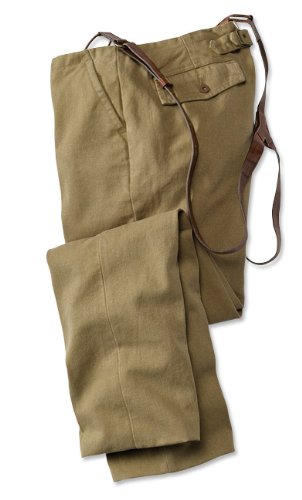 Hemp/Cotton-canvas Miner's Pants, Cuffed, 40W X 30 1/4L