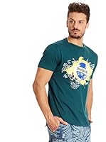 Desigual Camiseta Manga Corta Brazil Rep (Verde)