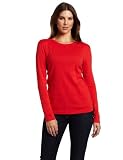 Red Dot Women's Long Sleeve Crew Neck Top