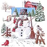 Country Snowman-C Adult Sweatshirt