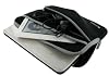 rooCASE HP Mini 311-1000NR 11.6-Inch Netbook Sleeve Case - (Inivisible Zipper Tri-Pocket Black)