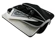 rooCASE HP Mini 311-1000NR 11.6-Inch Netbook Sleeve Case - (Inivisible Zipper Tri-Pocket Black)