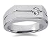 0.25 CTW Men's Diamond Ring in Platinum