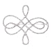 Jewelry : Spectacular C.Z. Diamond Silver Pin Brooch (Holiday Special)