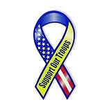 Support Our Troops Magnet - red white and blue