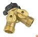 Gilmour 13 Brass 2-Way Connector