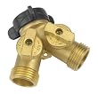 Gilmour 13 Brass 2-Way Connector