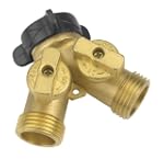 Gilmour 13 Brass 2-Way Connector