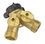 Gilmour 13 Brass 2-Way Connector