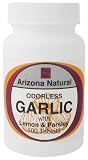 Arizona Naturals - Garlic W/Lem & P, 300 mg, 100 tablets