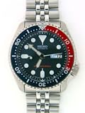 Seiko Men’s Automatic Dive Silver-Tone Watch #SKX175