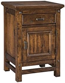Janes Gallerie Wolf Creek Vintage Acacia Nightstand w/ Door