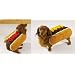 Casual Canine Hot Diggity Dog Costume Md Ketchup