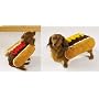 Casual Canine Hot Diggity Dog Costume Md Ketchup