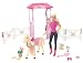BARBIE Groom & Glam Doll & Stable