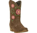 Girl's Dan Post Tish Flower Lovely Comfort Western Boots