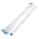 uxcell 柔軟フラットケーブル　データケーブル　Bタイプ　ホワイト　20個入 10ピン