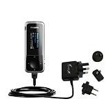 International Ladegerät / AC Reiseladegerät für Philips Gogear Mix _ Gomadic Marke mit TipExchange Technology