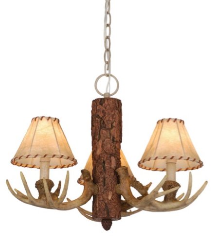 Lodge 3 Light Chandelier