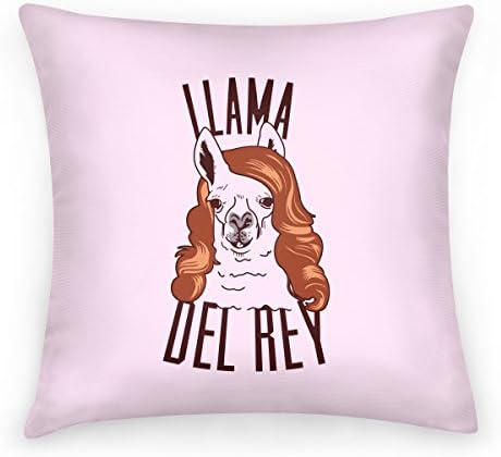 Nihila Llama Del Rey 18 x 18 Inch Decorative Throw Pillow