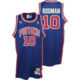 Dennis Rodman Detroit Pistons Adidas Blue Swingman Jersey - XXL