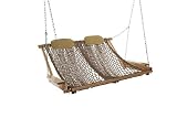 Deluxe Rope Porch Swing - Mocha - B0012Y10N4