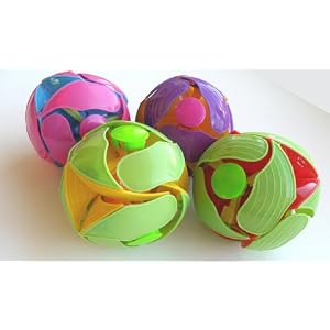Magic Expanding Balls Set of 4 with Color Flipping Action