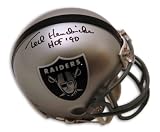 Ted Hendricks Oakland Raiders Mini Helmet inscribed HOF 90 Autographed - Autographed NFL Mini Helmets