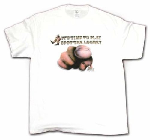 Click here to buy Month Python SPOT THE LOONEY Adult t Shirt.