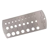 Silverline Drill Gauge 1 - 13mm Tools Mechanical Thread Measuring Blade Diy