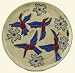MARA Stoneware 12 COLLECTIBLE ROUND Dinner PLATE Hummingbird BIRD Design