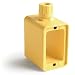 Woodhead 3005 Super-Safeway Outlet Box, Box With Duplex Plates, Extended Depth, Feed-Thru, Two (F4), 0.750-0.970" Cord Diameter
