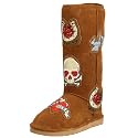 Chooka Women's Chestnut Tattoo City Sheepskin Boot