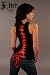 Full Back Corset Beater with Customized Grommet Trim Laces and Satin Ribbon