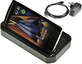 Produkt-Bild: Dockingstation Tisch Ladestation Cradl f&uuml;r Sony Ericsson Xperia Arc inkl. Ladeger&auml;t