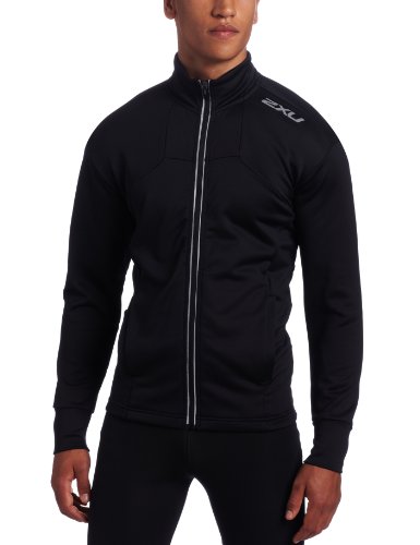 2XU Mens Performance Track Sweat,Black/Black,X-Large