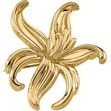 14K White Gold Metal Fashion Brooch