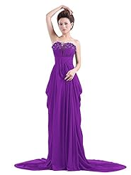 Strapless Beaded Prom Dress 