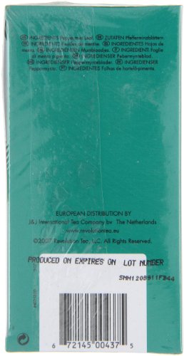 Revolution Tea Southern Mint Herbal Tea, Caffeine Free, 16-Count Teabags (Pack of 6)