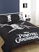 Kitchen & Housewares : Pirates of the Caribbean Skull and Crossbone Double Duvet Cover and Pillowcase Bedding
