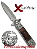 SWITCH TO A SILVER XCALIBER ROSEWOOD EDITION KNIFE W/ SPRING ASSIST BLADE - SMALL 3
