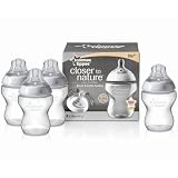 Tommee Tippe Closer to Nature Easivent BPA Free Bottles-260ml (4 pack)by Tommee Tippee