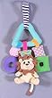 Precious Moments Plush Tag-Along Crib Toy - Lion