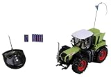 Dickie 19873 - RC Claas Xerion Traktor, ferngesteuerter Traktor mit Schaufel, 3 Kanal, sortiert 27 oder 40 MHz