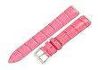 Pink Croco Leather 12mm Watch Band Fits Philip Stein Mini with Built in Quick Release Pins!! from Clockwork Synergy, LLC