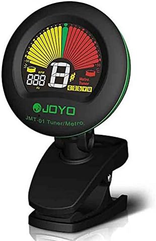 Jmt-01 Clip-On Electric Guitar Tuner &amp; Metronome Built-In Mic Color Screen Tuner For Guitar Chromatic Bass Violin Ukulele