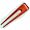 Hair Fork Flair Design Cardinal Wood (Blood Wood), 5.5 Inch