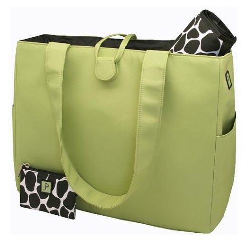 Jp Lizzy Giraffe Tote Set  Green
