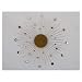 Ashton Sutton Wall Mirror, Silver Rays And Discs
