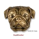 Dog Door Knocker - Pug-Bronze